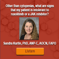 Other than cytopenias, what are signs that my patient is intolerant to ruxolitinib or a JAK inhibitor?